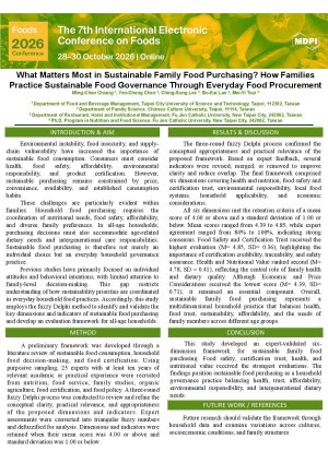 Foods poster-What Matters Most in Sustainable Family Food Purchasing How Families Practice Sustainable Food Governance Through Everyday Food Procurement.pdf